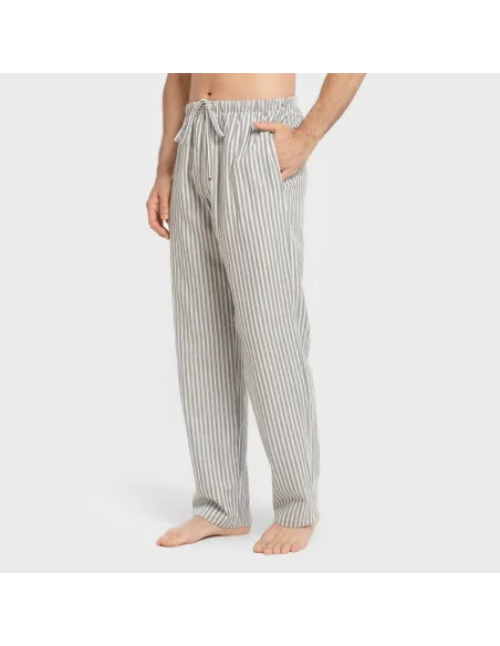 Pijama franela com lapela homem Raya Ceballos verde