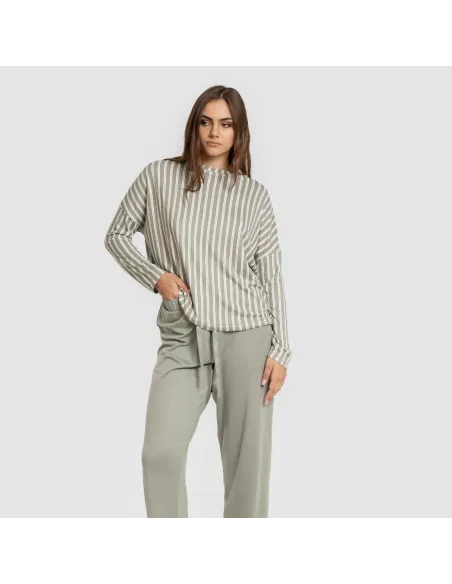 Pijama comprido Secret mulher Raya Marsella verde caça Pijama comprido Secret mulher Raya Marsella verde caça