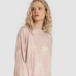 Pijama comprido Secret mulher Katy malva rosa 2