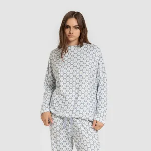 Pijama comprido Secret mulher Fatuo indigo
