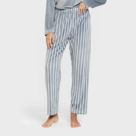 Pijama veludo super soft mulher Raya Astria indigo