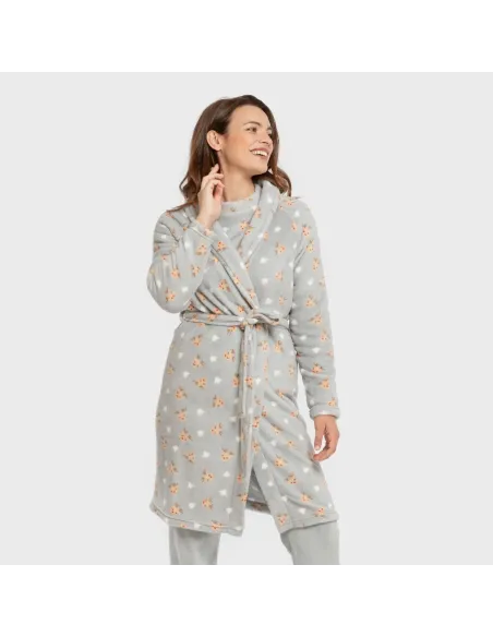 Roupão coral Tatini indigo