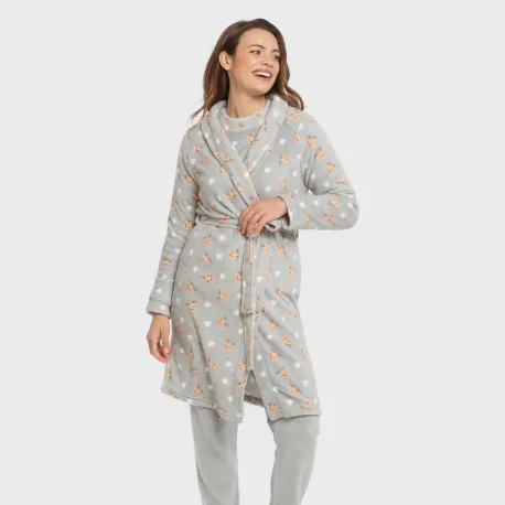 Roupão coral Tatini indigo