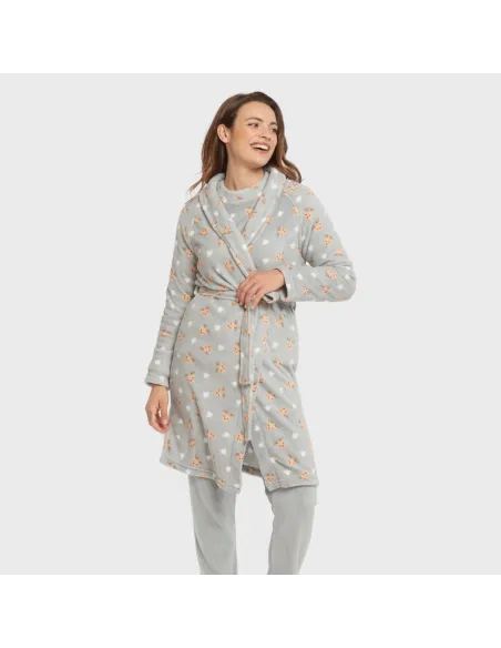 Roupão coral Tatini indigo