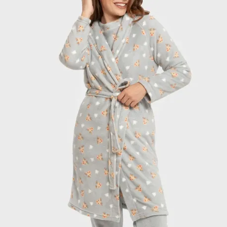 Roupão coral Tatini indigo