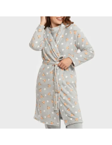 Roupão coral Tatini indigo