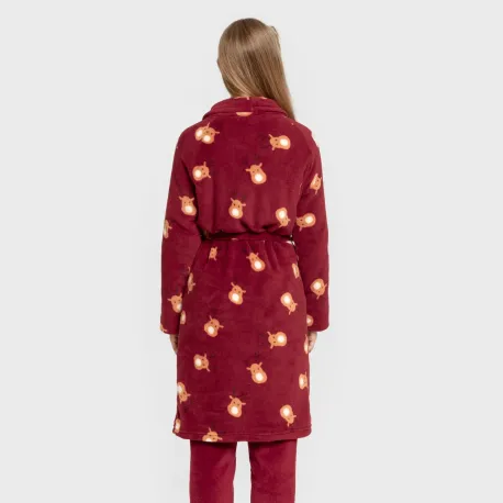 Roupão coral Tatin bordô