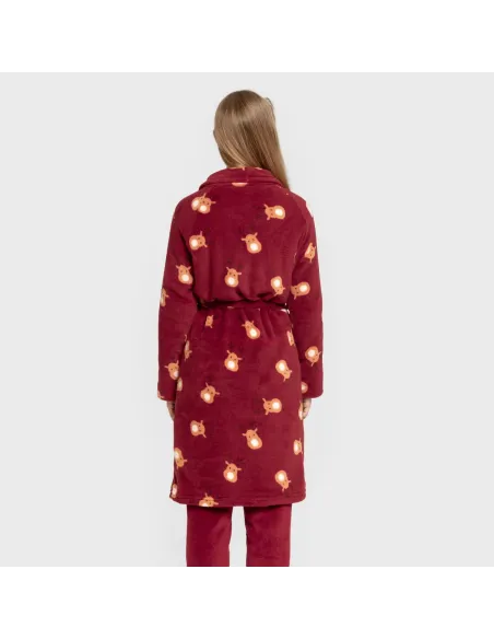Roupão coral Tatin bordô