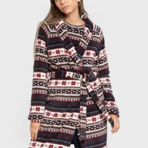 Roupão coral Gaspar azul marinho 2