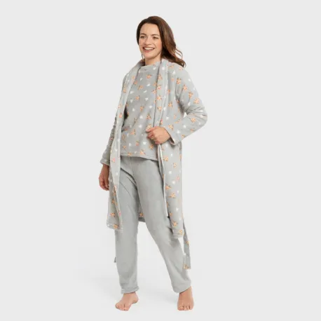 Roupão coral Tatini indigo