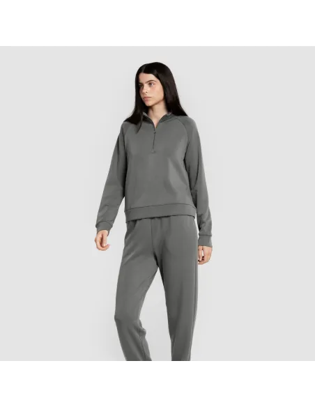 Calças jogger fluidas mulher