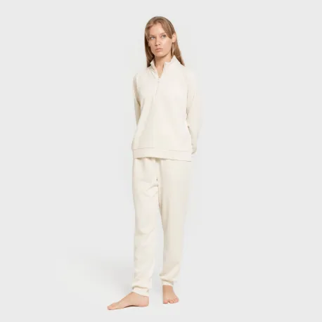 Calças jogger fluidas mulher