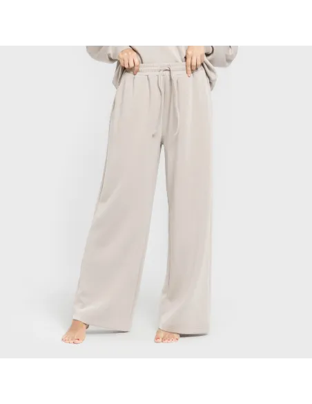 Calça comprida fluida mulher