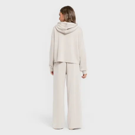 Calça comprida fluida mulher