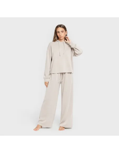 Calça comprida fluida mulher