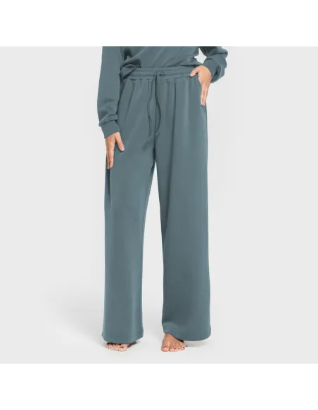 Calça comprida fluida mulher