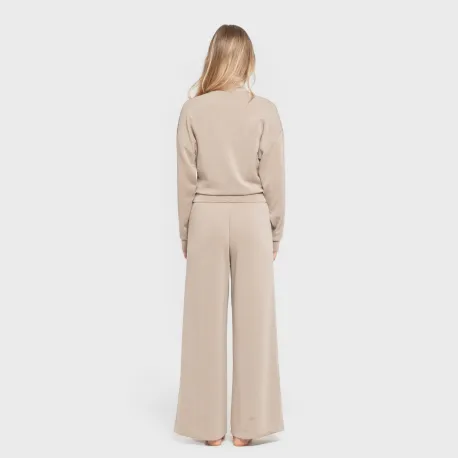 Camisola fluida mulher com gola subida