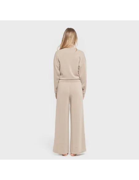 Camisola fluida mulher com gola subida