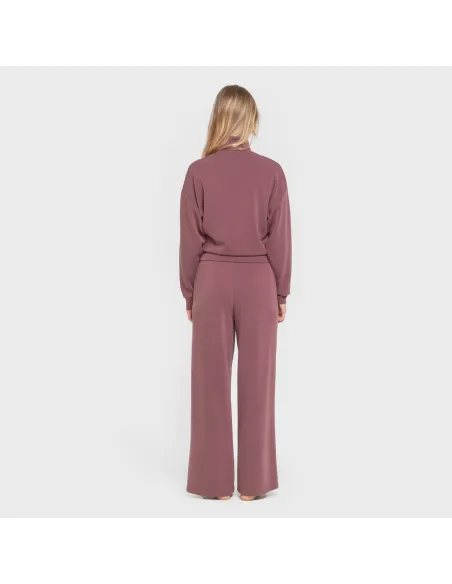 Camisola fluida mulher com gola subida