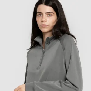 Camisola fluida com meia abertura mulher 2