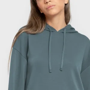Camisola com capuz fluida mulher 2