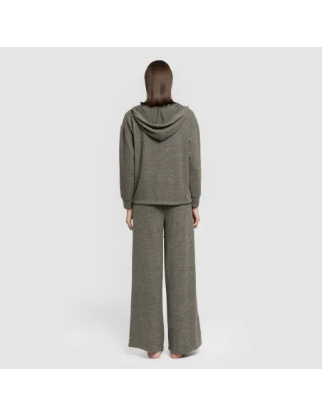 Camisola New malha extra suave com capuz mulher