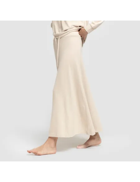 Saia midi evasê New malha extra suave