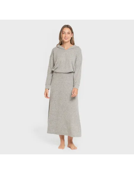 Saia midi evasê New malha extra suave