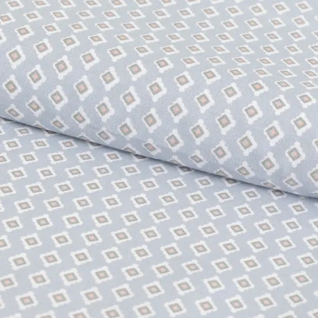 Capa de edredão algodão Sassy índigo