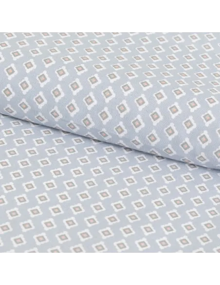 Capa de edredão algodão Sassy índigo