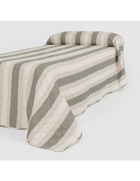 Colcha bouti Raya Calcuta verde seco Colcha bouti Raya Calcuta verde seco