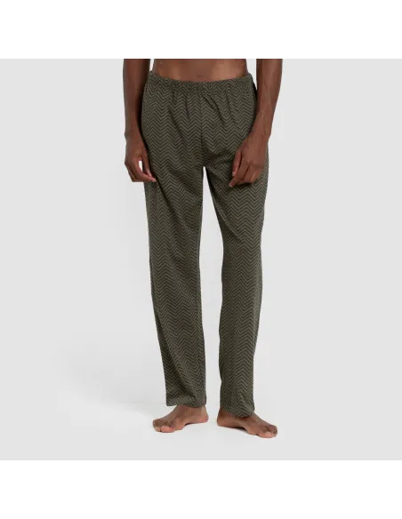 Pijama algodão homem Miquelle verde caça Pijama algodão homem Miquelle verde caça