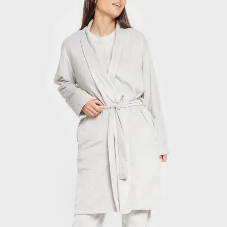 Roupão veludo super soft liso