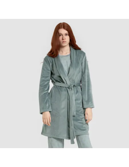 Roupão veludo super soft liso