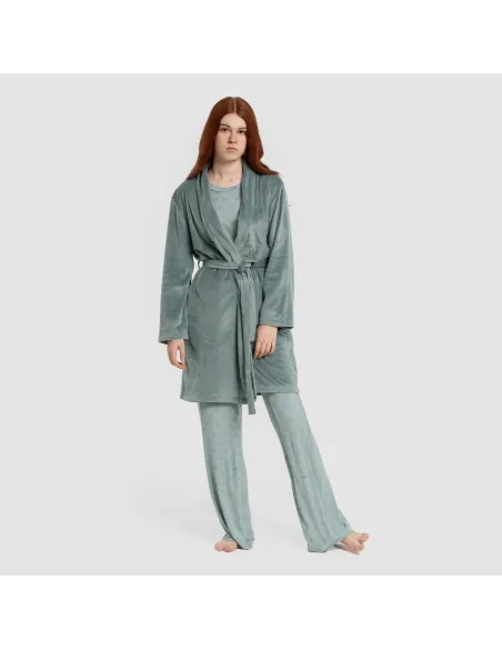 Roupão veludo super soft liso