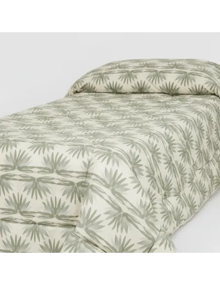 Edredão estampado Chicago verde Edredão estampado Chicago verde