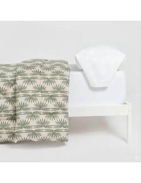 Edredão estampado Chicago verde Edredão estampado Chicago verde