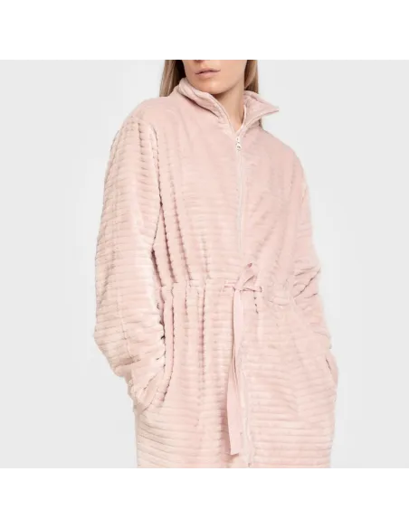 Roupão veludo Raya fecho éclair