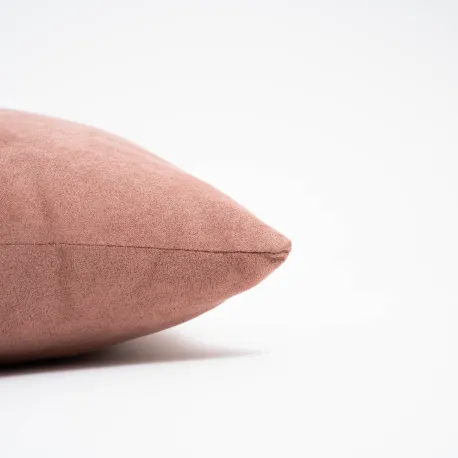 Almofada retangular 30x50 camurça Ante lisa