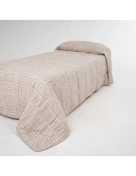 Colcha jacquard chenilla Vinuesa topo - 120gr