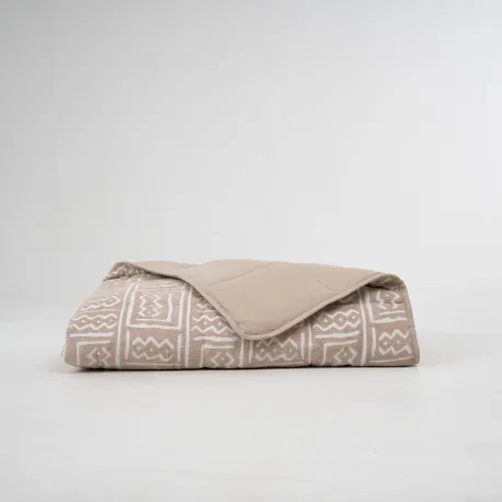 Colcha jacquard chenilla Vinuesa topo - 120gr