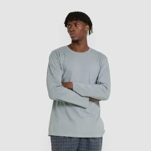 Pijama homem franela Loui verde azulado