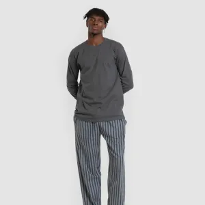 Pijama homem franela Raya Vinicius verde azulado 2