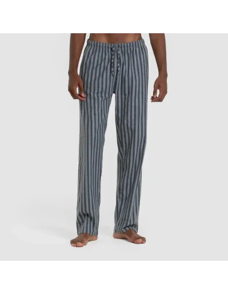 Pijama homem franela Raya Vinicius verde azulado