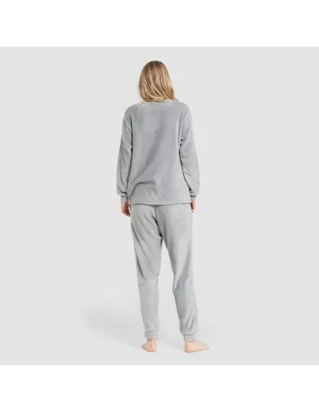 Pijama coral punho mulher Hello Wednesday indigo Pijama coral punho mulher Hello Wednesday indigo