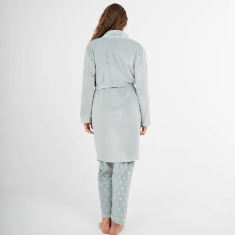 Roupão veludo super soft liso