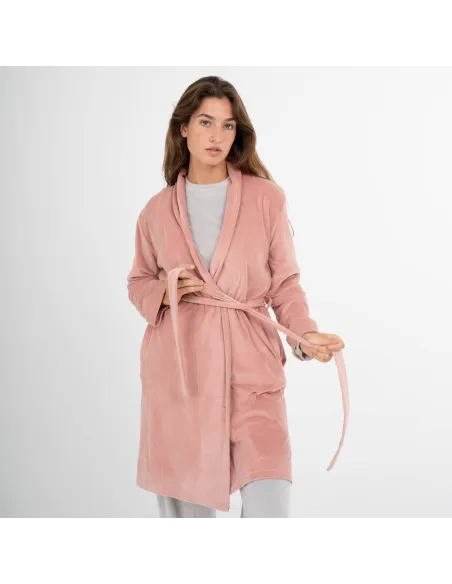 Roupão veludo super soft liso