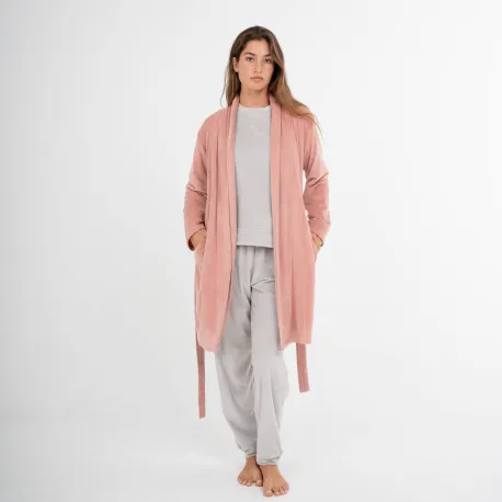 Roupão veludo super soft liso