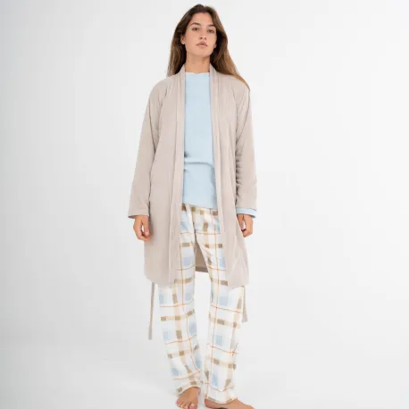 Roupão veludo super soft liso