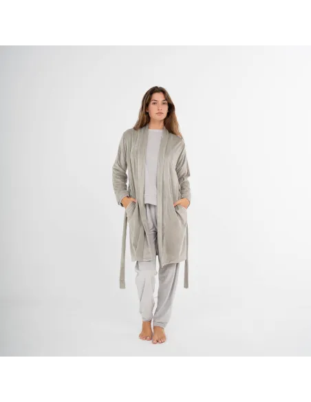 Roupão veludo super soft liso